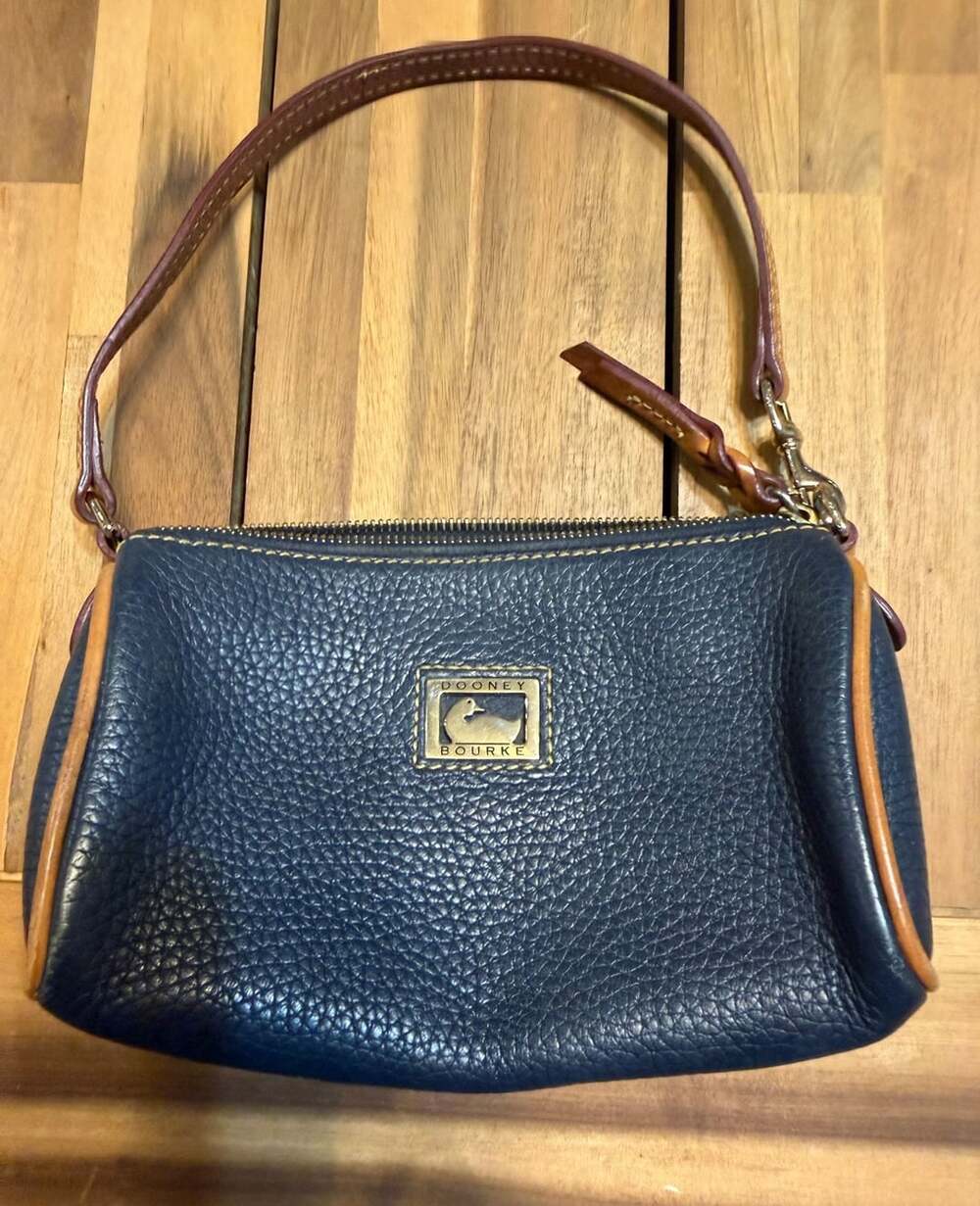 Dooney & Bourke Mini Handbag Navy Leather